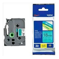 BROTHER CINTA ROTULADORA LAMINADA TEXTO NEGRO SOBRE VERDE - 18MMX8M