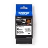 BROTHER CINTA ROTULADORA LAMINADA FLEXIBLE TEXTO NEGRO SOBRE BLANCO - 6MMX8M