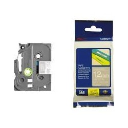 BROTHER CINTA ROTULADORA LAMINADA MATE TEXTO BLANCO SOBRE GRIS CLARO - 12MMX5M