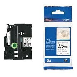 BROTHER CINTA ROTULADORA NO LAMINADA TEXTO NEGRO SOBRE BLANCO - 3,5MMX8M