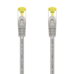 AISENS CABLE DE RED LATIGUILLO RJ45 LSZH CAT.7 600MHZ S/FTP PIMF AWG26 GRIS 1,0M