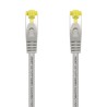 AISENS CABLE DE RED LATIGUILLO RJ45 LSZH CAT.7 600MHZ S/FTP PIMF AWG26 GRIS 1,0M
