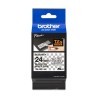BROTHER CINTA ROTULADORA LAMINADA DE SEGURIDAD TEXTO NEGRO SOBRE BLANCO - 24MMX8M