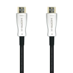 AISENS CABLE HDMI V2.0 AOC (ACTIVE OPTICAL CABLE) PREMIUM ALTA VELOCIDAD HEC 4K@60HZ 18GBPS A/M - A/M NEGRO 20M