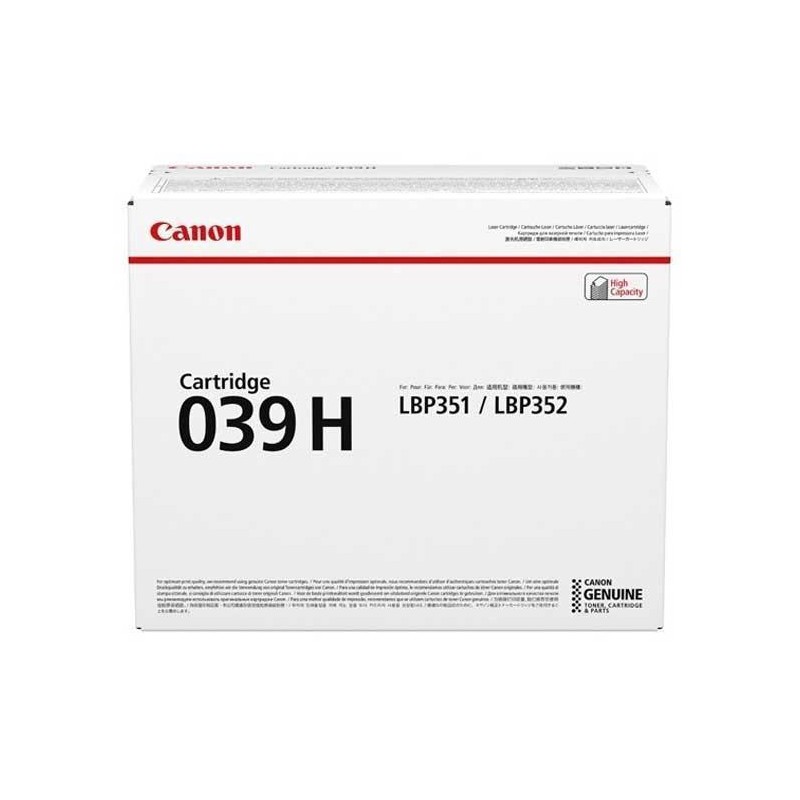 CANON TONER NEGRO LBP 351DN/352DN - 039H