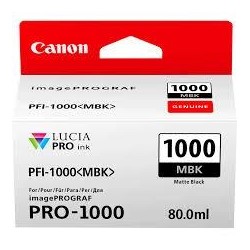 CANON TINTA NEGRO MATE IMAGEPROGRAF PRO 1000 - PFI 1000MBK