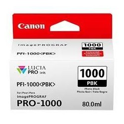 CANON TINTA FOTO NEGRO IMAGEPROGRAF PRO 1000 - PFI 1000PBK