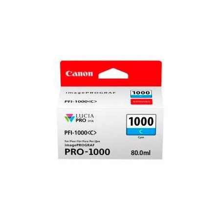 CANON TINTA CIAN IMAGEPROGRAF PRO 1000 - PFI 1000C