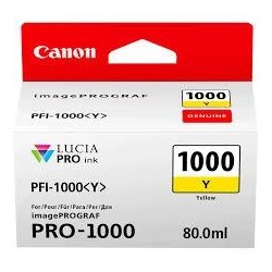 CANON TINTA AMARILLO IMAGEPROGRAF PRO 1000 - PFI 1000Y