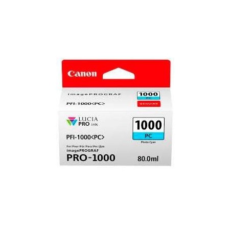 CANON TINTA PHOTO CIAN IMAGEPROGRAF PRO 1000 - PFI 1000PC