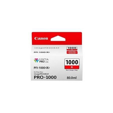 CANON TINTA ROJO IMAGEPROGRAF PRO 1000 - PFI 1000R