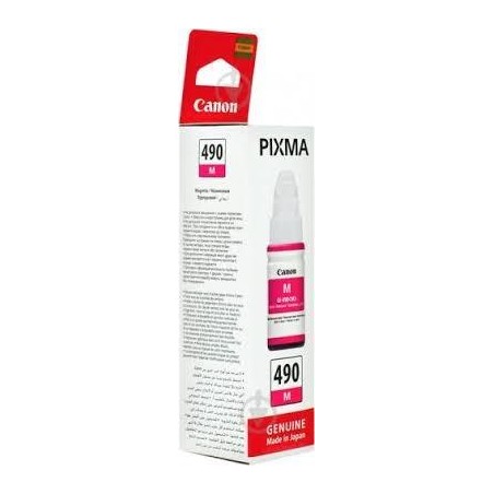 CANON TINTA BOTE MAGENTA PIXMA G1400, 2200, 2400, 3200, 3400 - GI490M