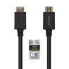 AISENS CABLE HDMI V2.1 PREMIUM ALTA VELOCIDAD HEC 8K@60HZ 48GBPS A/M - A/M NEGRO 3,0M