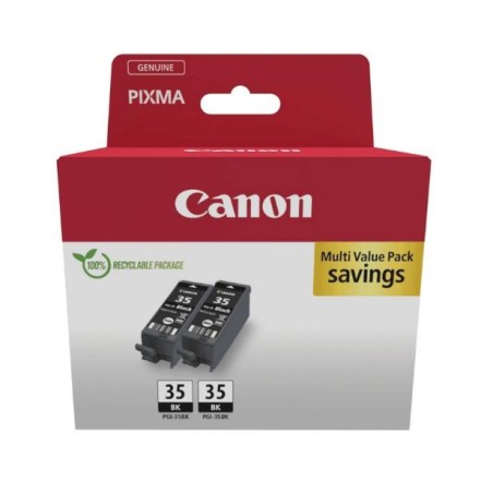 CANON TINTA TWIN PACK NEGRO PARA PIXMA IP 100/110 - TR 150 - PGI 35BK (PACK 2)