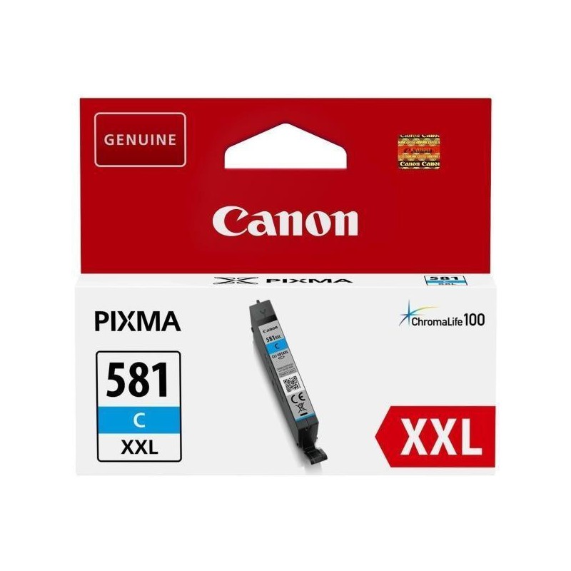 CANON TINTA CIAN PIXMA TS 615X/815X/915X - TR 755X/855X - CLI 581XXLC