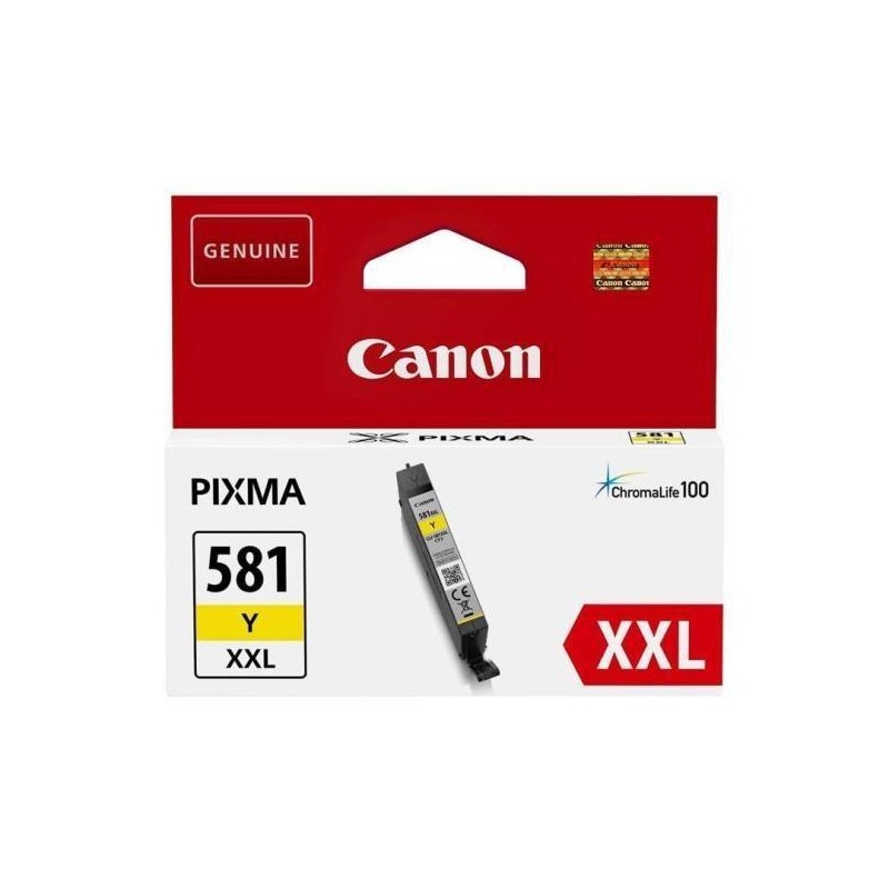 CANON TINTA AMARILLO PIXMA TS 615X/815X/915X - TR 755X/855X - CLI 581XXLY