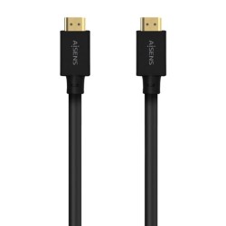 AISENS CABLE HDMI V2.1 PREMIUM ALTA VELOCIDAD HEC 8K@60HZ 48GBPS A/M - A/M GRIS/NEGRO 5,0 M