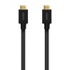AISENS CABLE HDMI V2.1 PREMIUM ALTA VELOCIDAD HEC 8K@60HZ 48GBPS A/M - A/M GRIS/NEGRO 5,0 M