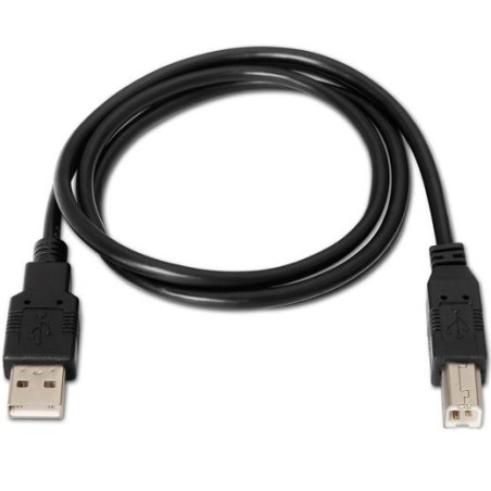 AISENS CABLE USB 2.0 IMPRESORA TIPO A/M - B/M NEGRO 1,8M