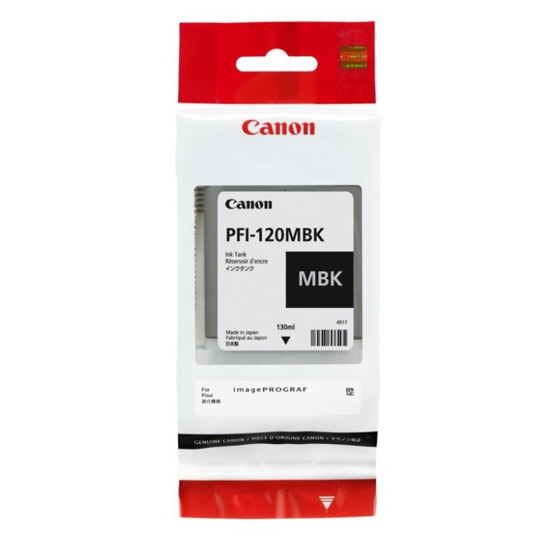 CANON TINTA NEGRO MATE TM 200/205/300/305 - PFI 120MBK