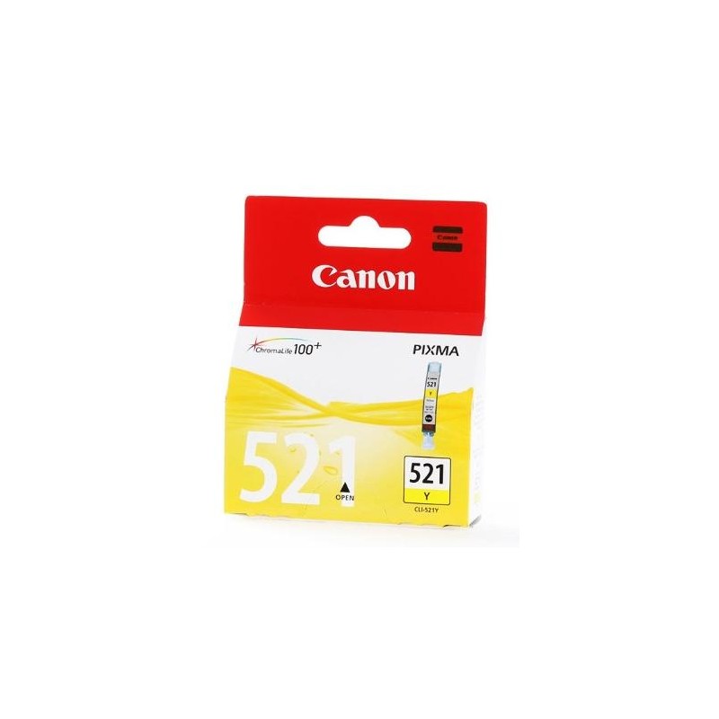 CANON TINTA AMARILLO PIXMA MP 620/630/980 - CLI 521Y