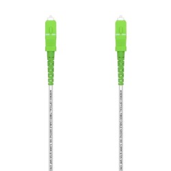 AISENS CABLE FIBRA ÓPTICA LATIGUILLO G657A2 3.0 9/125 SMF SIMPLEX CPR DCA LSZH,SC/APC-SC/APC, BLANCO 1.0M