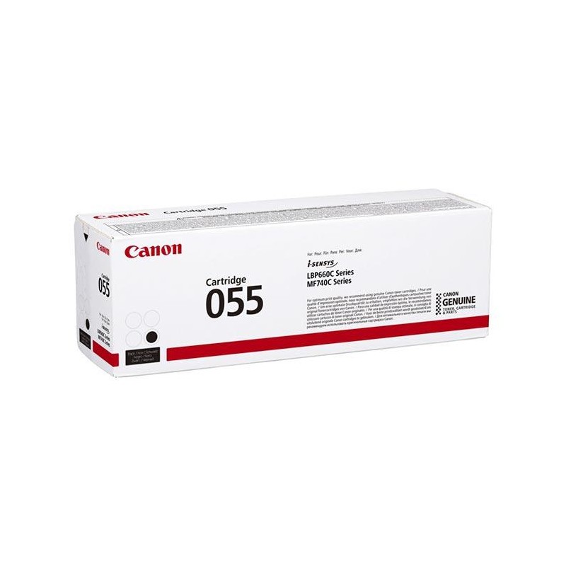 CANON TONER NEGRO I-SENSYS LBP 664CX/663CDW - MF 744CDW/742CDW/746CX - 055BK