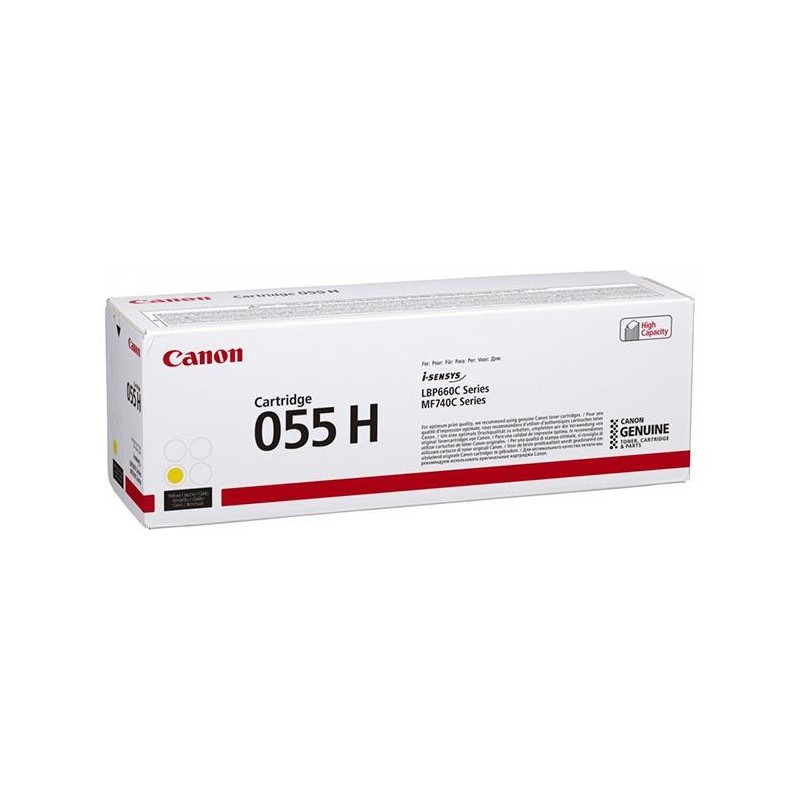 CANON TONER AMARILLO LBP 663/664 - MF 742/744/745/746 - 055HY