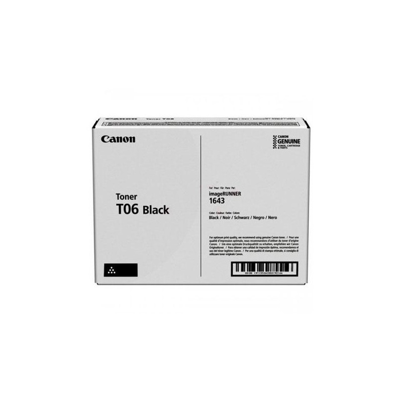 CANON TONER NEGRO I-SENSYS X 1643P/1643I/1643IF - T06