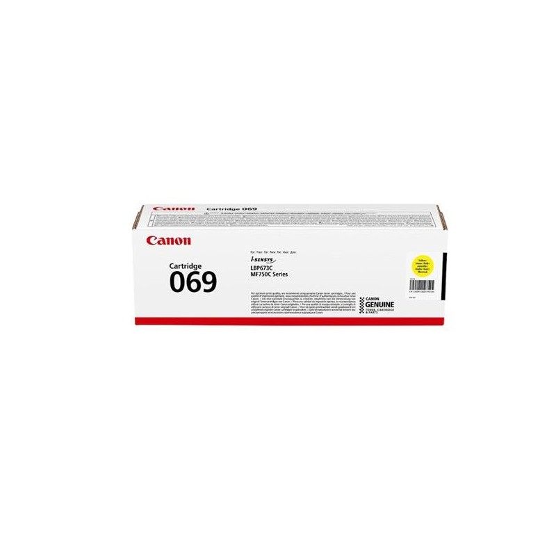 CANON TONER AMARILLO I-SENSYS MF 752/752CDW/754/754CDW - LBP 673/673CDW - 069Y