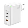 AISENS CARGADOR GAN 100W, 2XUSB-C PD3.0 QC4.0 QC5.0, 1XUSB-A QC3.0, BLANCO