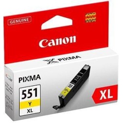CANON TINTA AMARILLO MG 5450/6350/6400 - IP 7250 - CLI 551XLY