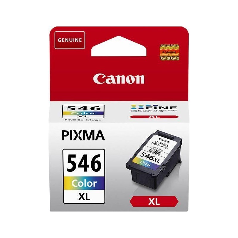 CANON TINTA TRICOLOR PIXMA MG 2150/3150 - MX 455/525/395 - CL 546XL