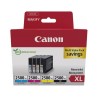 CANON TINTA ECOPACK BK+C/M/Y MAXIFI IB 4050/4150 - MB 5050/5150/5155/5350/5450/5455 (PACK 4 COLORES) - PGI 2500XL