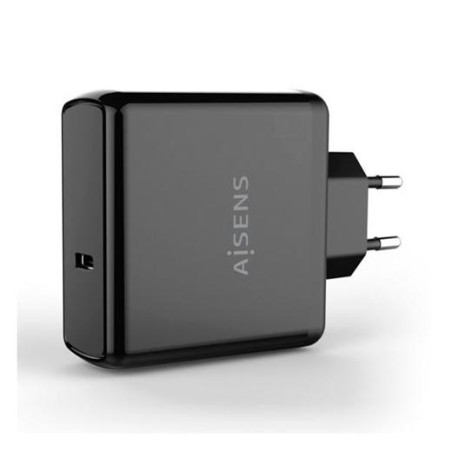 AISENS CARGADOR PD3.0 QC3.0 1XUSB-C 60W BLACK
