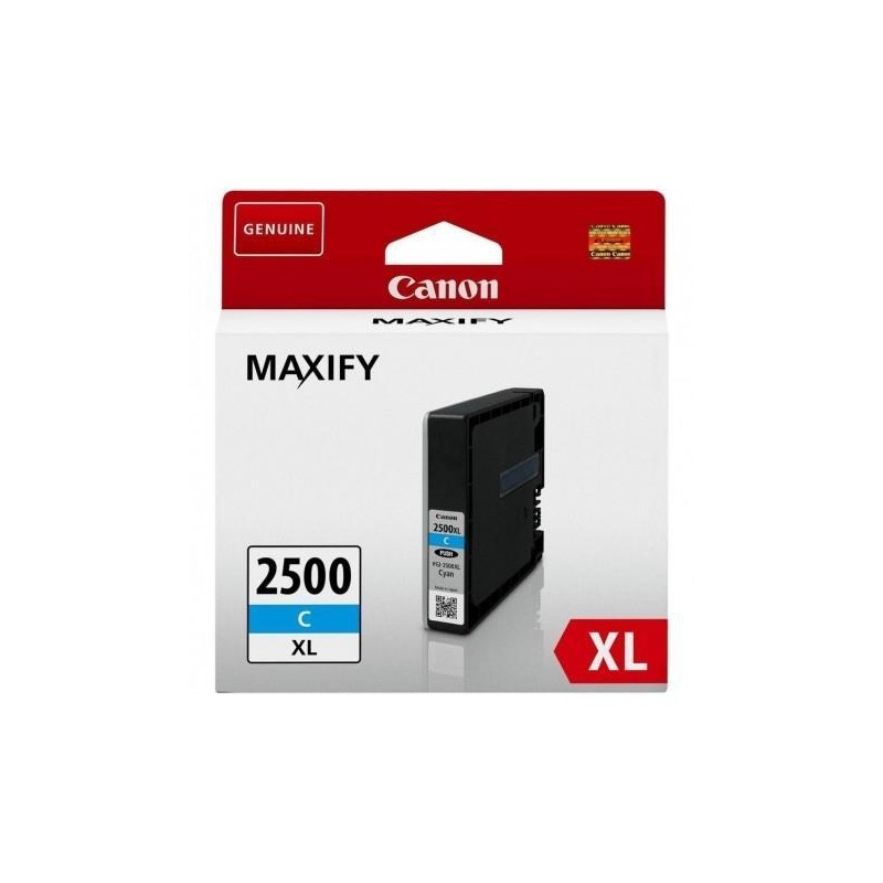 CANON TINTA CIAN MAXIFI IB 4050/4150 - MB 5050/5150/5155/5350/5450/5455 - PGI 2500XLC