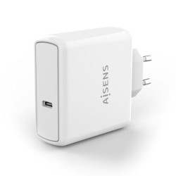 AISENS CARGADOR PD3.0 QC3.0 1XUSB-C 60W WHITE