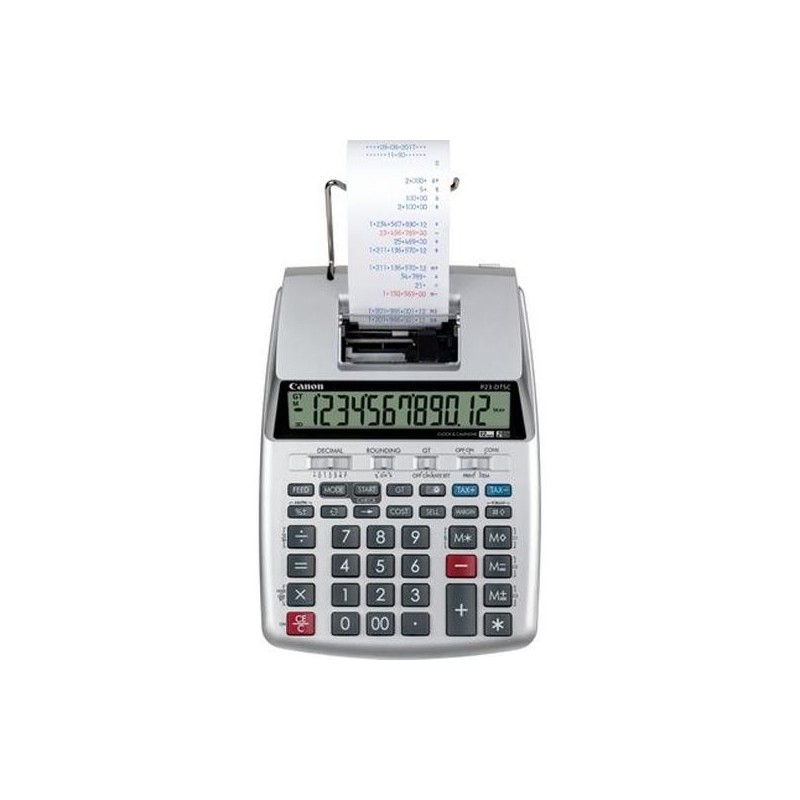 CANON CALCULADORA IMPRESION P23-DTSC 4 DECIMALES GRIS
