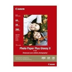 CANON PAPEL INKJET FOTOGRFICO PLUS GLOSSY II - PP-201 - A4 21X29,7CM - 265GR - 20 HOJAS