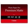 CANON PAPEL FOTOGRAFICO PRO PREMIUM MATTE - PM-101 - A2 - 210GR - 20 HOJAS