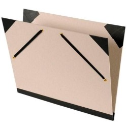 CANSON CARPETA DE DIBUJO A3 37X52CM PERSONALIZABLE CIERRE C/GOMAS GRIS