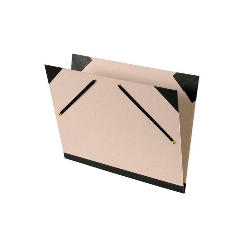 CANSON CARPETA DE DIBUJO A3 37X52CM PERSONALIZABLE CIERRE C/GOMAS GRIS