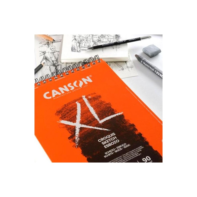CANSON BLOC DIBUJO XL ESBOSO 20H A4 BLANCO NATURAL
