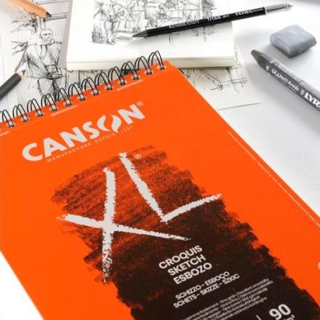 CANSON BLOC DIBUJO XL ESBOSO 20H A4 BLANCO NATURAL