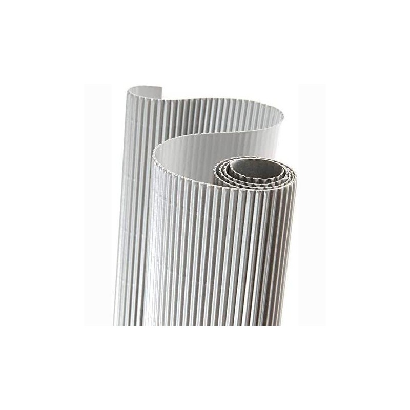 CANSON ROLLO DE CARTÓN ONDULADO 300GR 50X70 CM PLATA -10U-