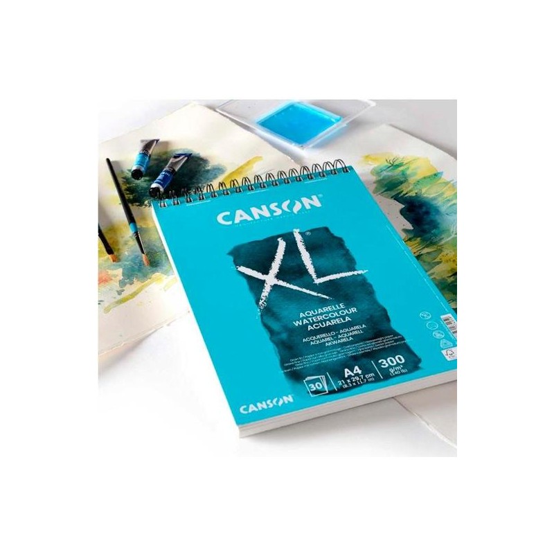 CANSON BLOC DIBUJO XL AQUARELLE 20H A5 BLANCO