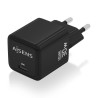 AISENS CARGADOR GAN 30W, 1XUSB-C PD3.0 QD4.0 NEGRO