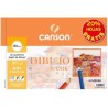 CANSON BLOC DIBUJO BASIK ESPIRAL 20H+20% GRATIS A4+ 130GR MICROPERFORADO BLANCO NATURAL -10U-