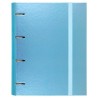 CARCHIVO CARPETA ANILLAS 4X35MM CARPEBLOCK METAL C/RECAMBIO 100H A4 90GR 1 BANDA COLOR CARTÓN PLASTIFICADO AZUL