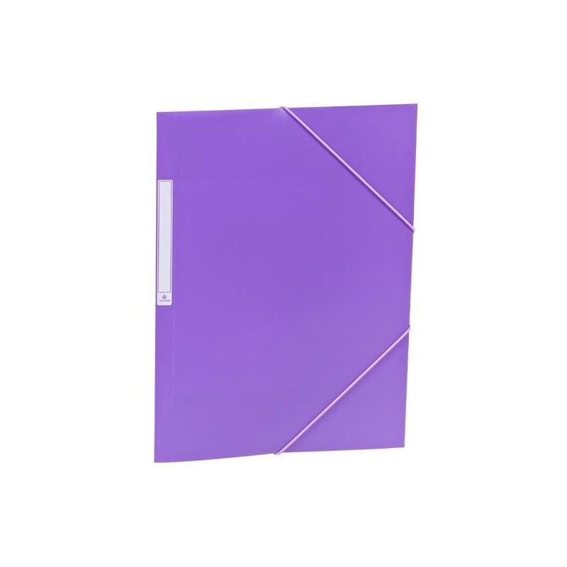 CARCHIVO CARPETA 3 SOLAPAS FOLIO C/GOMAS PP OPACO VIOLETA